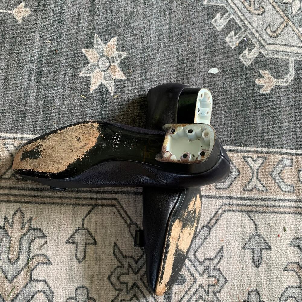 Bally Pertisa Leather Flats Size 7.5 - Picture 4 of 7